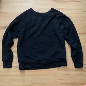 Gap Black Crew Neck Sweatshirt, Size Small